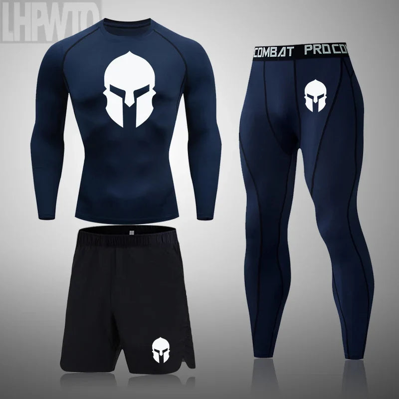 Men's Compression Thermal Long Johns Set – Gym & Running
