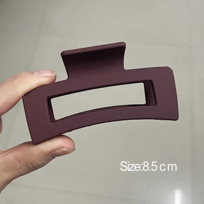 Large Acrylic Hair Claw Clip – Korean Geometric Barrette