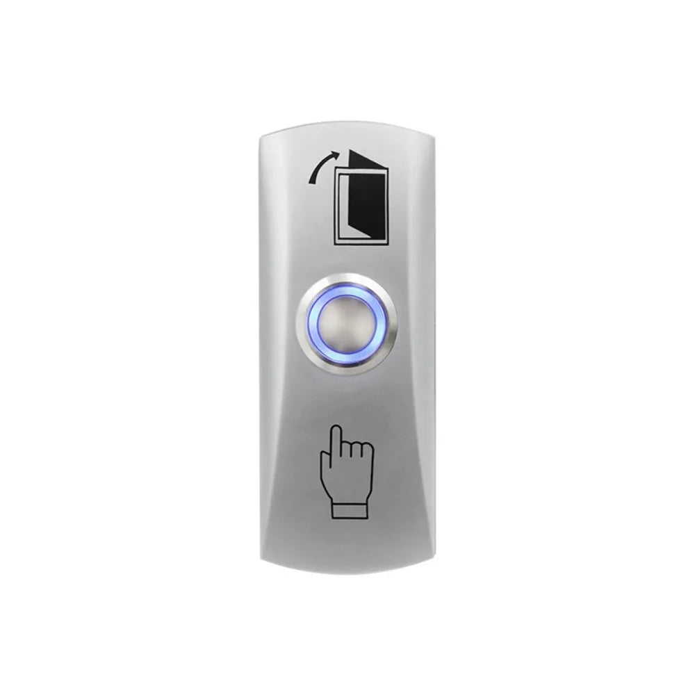 Waterproof Zinc Alloy Push to Exit Button DC 12V Access Control