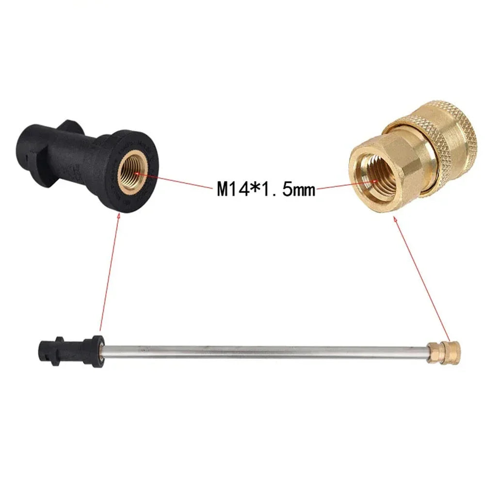 Metal Pressure Washer Lance – G1/4 Extension Wand for Karcher