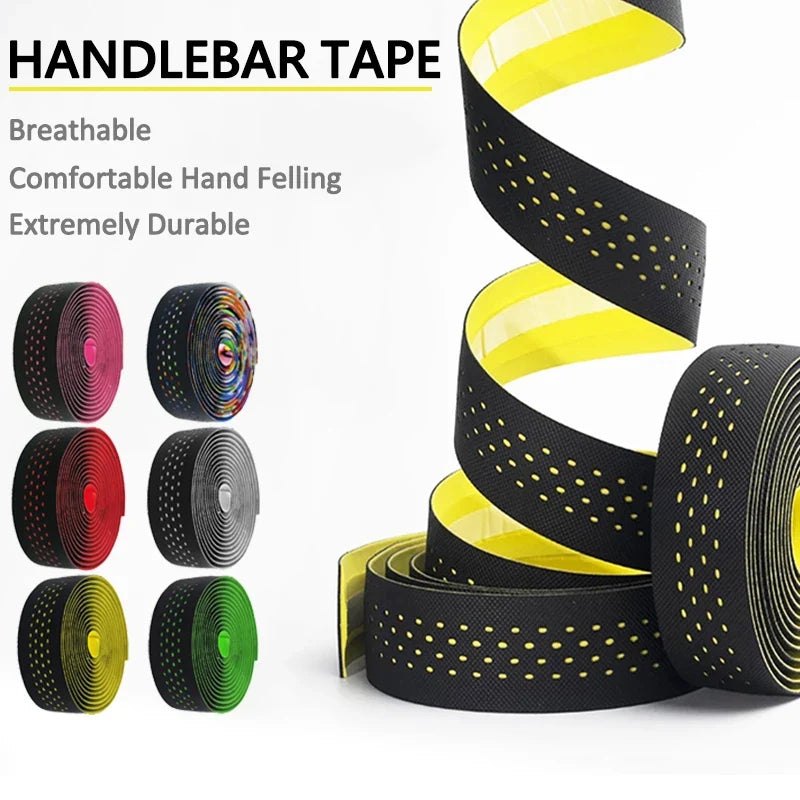 BUCKLOS Bike Handlebar Tape – Breathable PU+EVA Bar Wrap