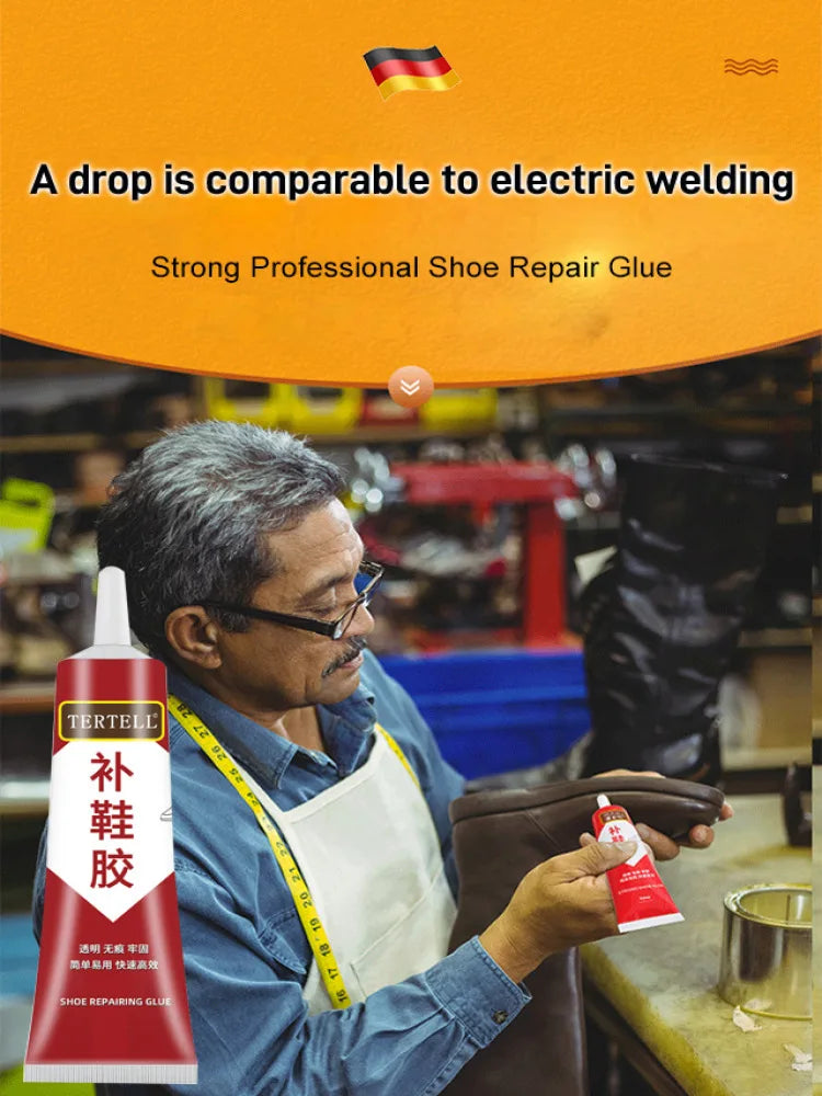 Transparent Flexible Shoe Glue – Waterproof Resin Adhesive
