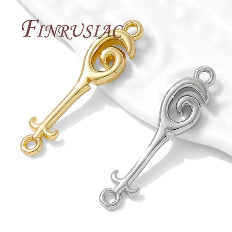 18K Gold Plated Pendant Charms & Connectors – DIY Jewelry Making
