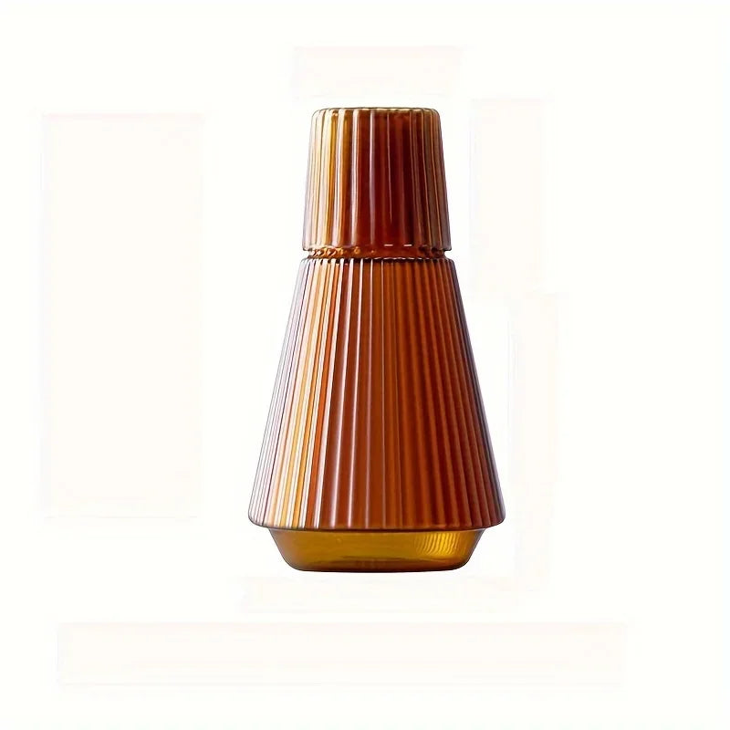 Handmade Colorful Heat-Resistant Glass Kettle & Cup Set