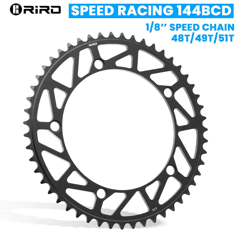 RIRO 144BCD Ultralight CNC Single Chainring | Racing Bike