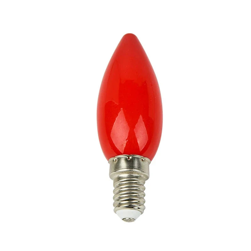 LED Red Candle Bulb E12/E14 – Altar & Temple Decorative Lamp
