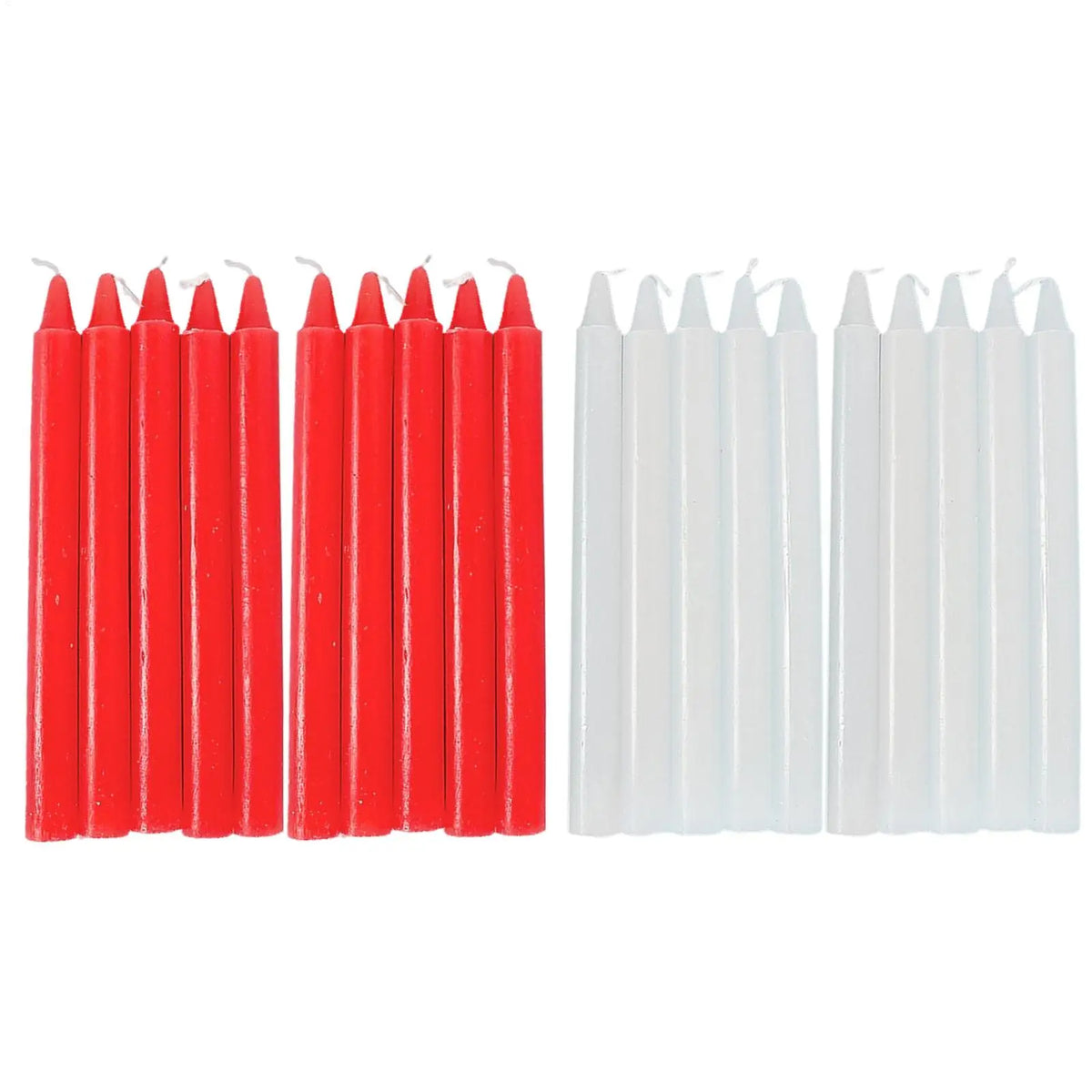 Taper Candles 10-Pack – Long Burning Wedding & Home Décor