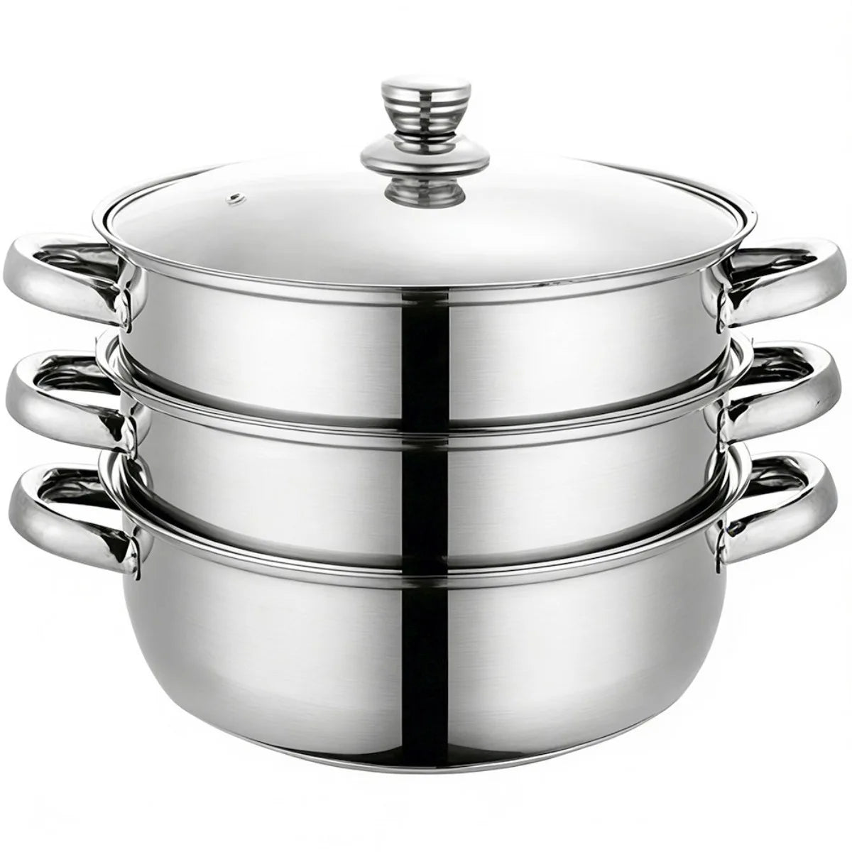 FEB.WIND Multi-Layer Stainless Steel Steamer & Soup Pot