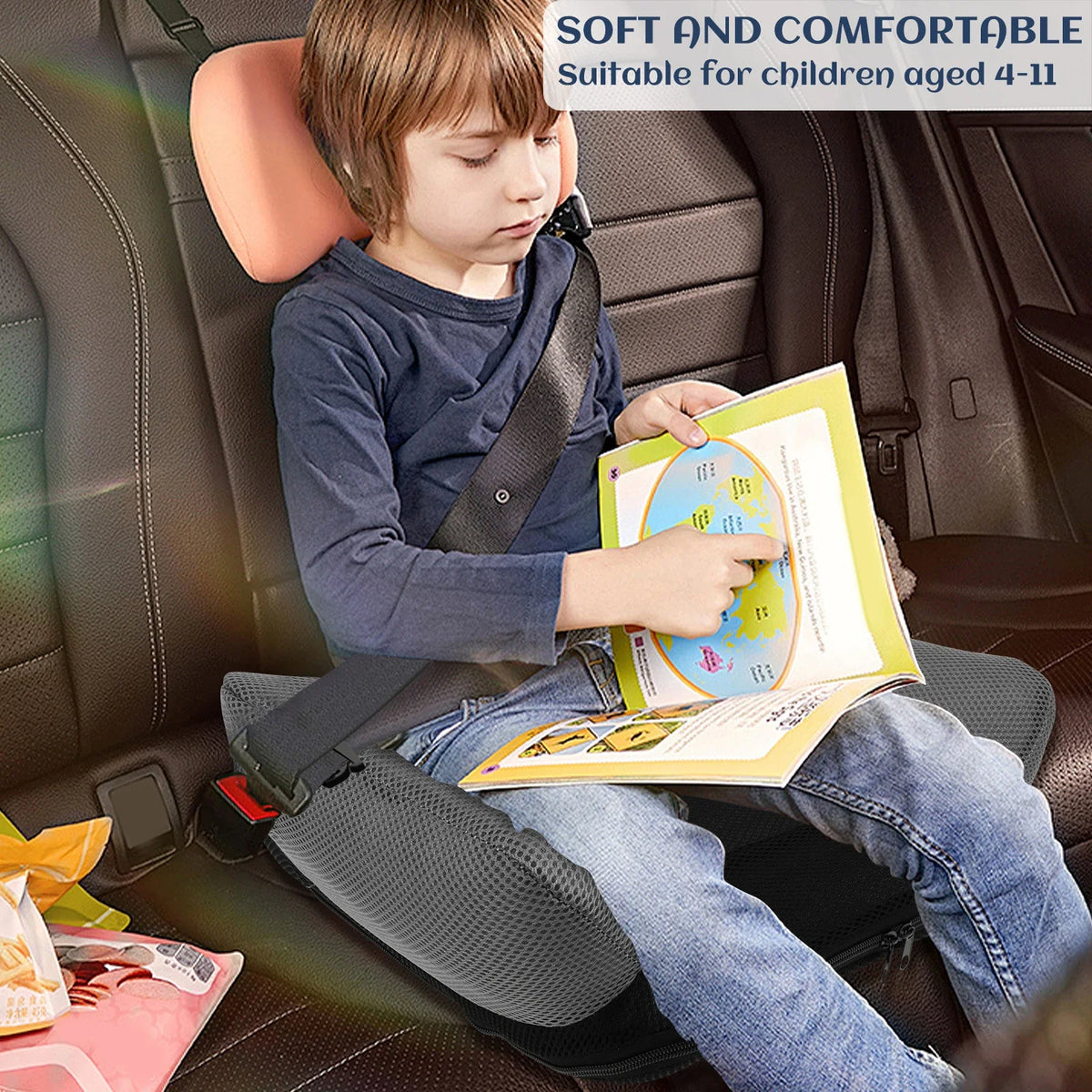 Inflatable Seat Booster Cushion – Portable PVC Chair Pad