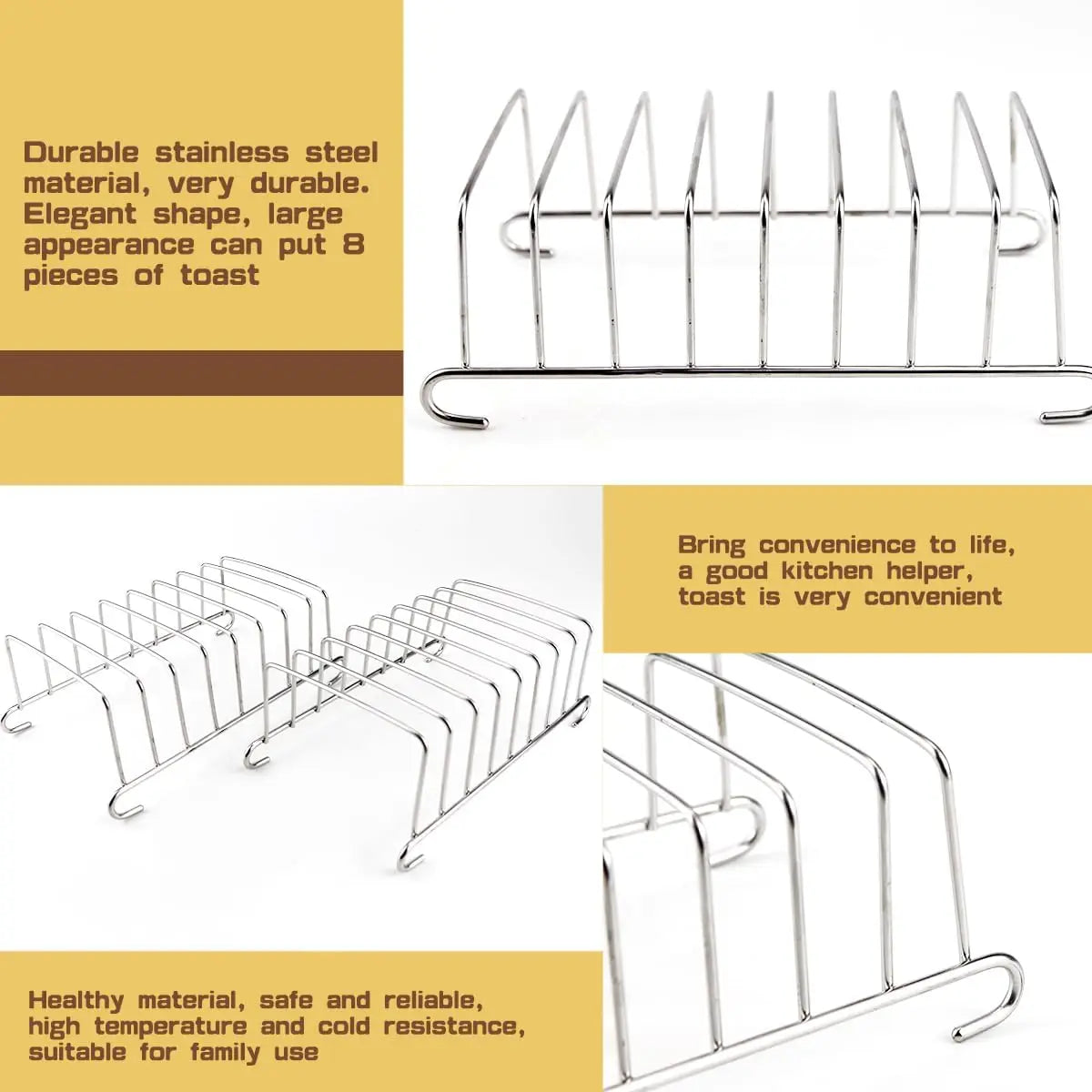 Stainless Steel Bread Cooling Rack | Air Fryer Baking Grid