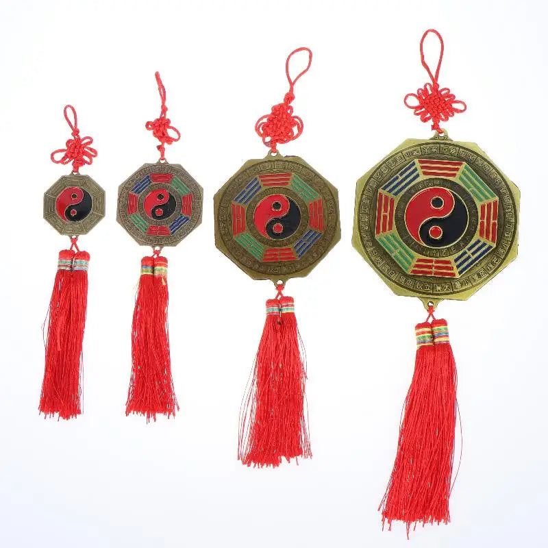 Feng Shui Bagua Mirror Yin Yang Zodiac Lucky Charm Decor
