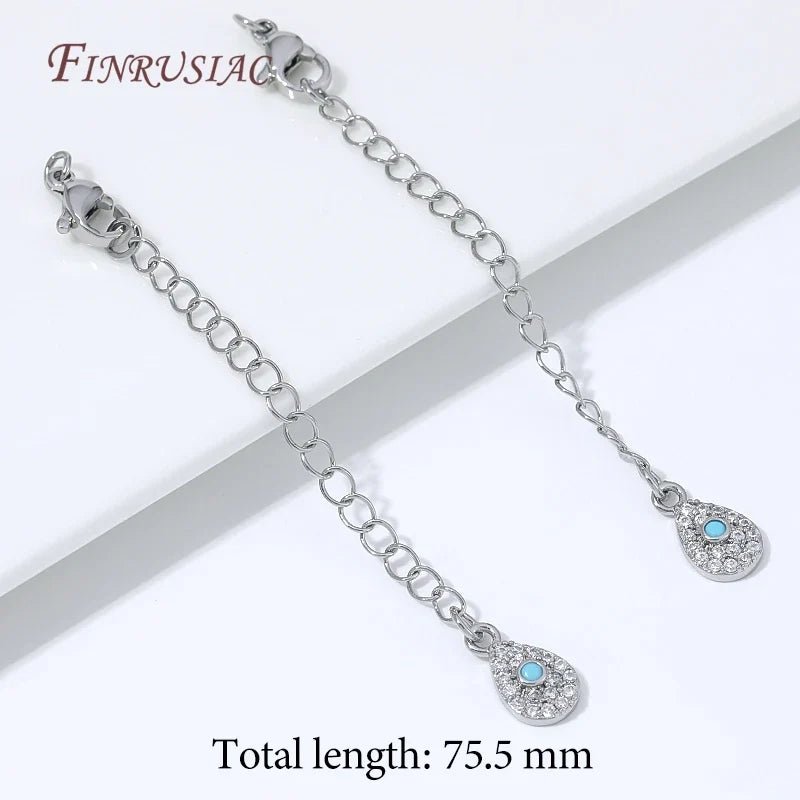 18K Gold Plated Necklace Extender Chain with Lobster Clasp