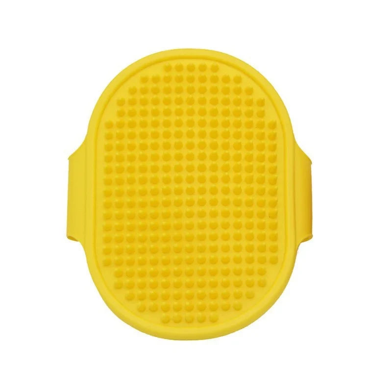 Silicone Pet Bath Brush – Dog & Cat Grooming Massage Comb