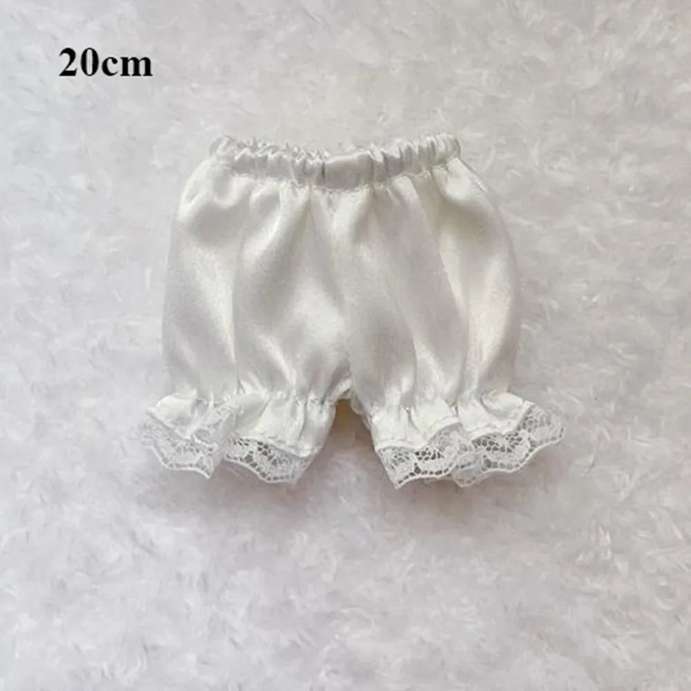Shiny Lace Shorts for 15/20cm Cotton Dolls | DIY Doll Clothes
