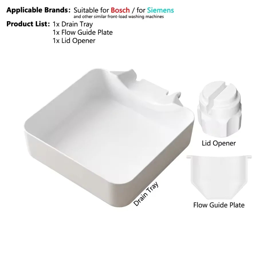 Washing Machine Drain Tray – Lint Filter Water Collection Pan