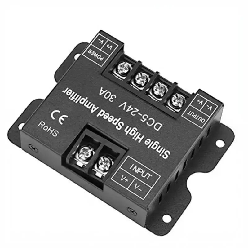 30A LED Strip Signal Amplifier DC 5-24V | Iron Housing Module