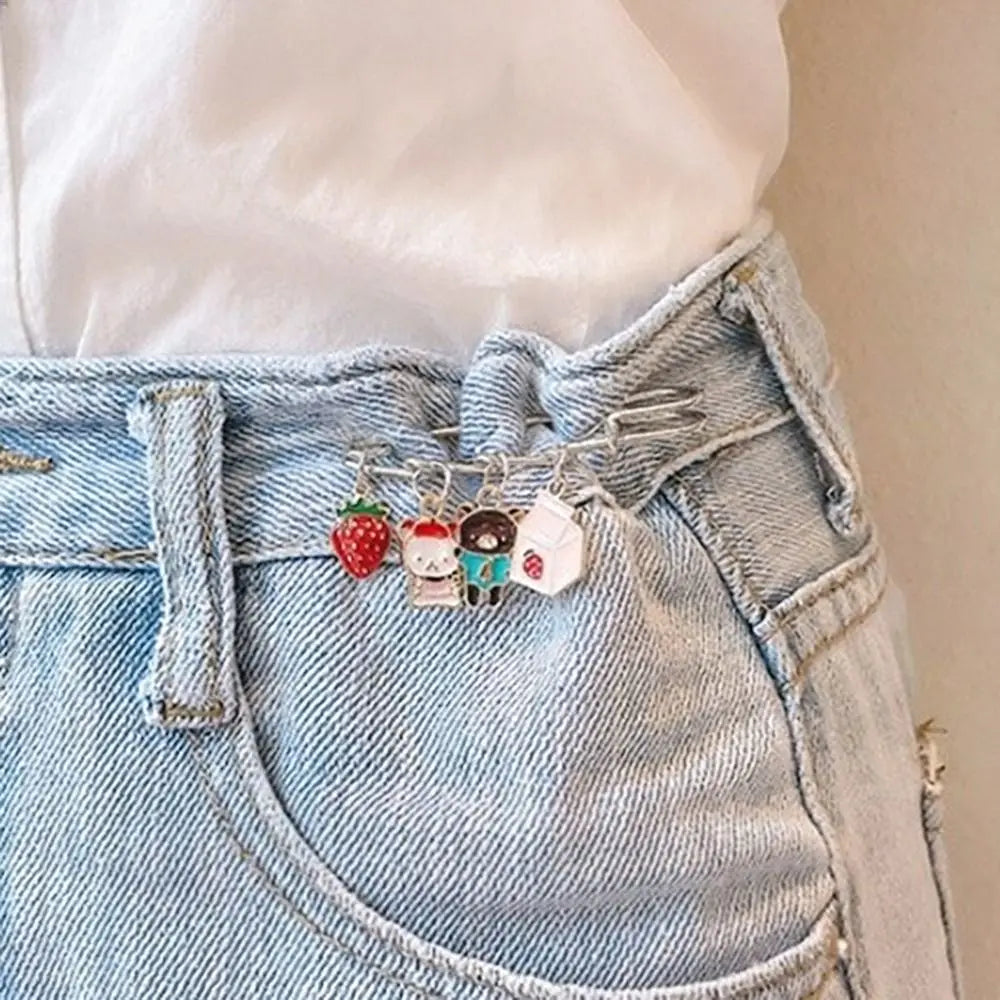 Silver Safety Brooch Pins – Multi-Hole Scarf & Dress Connector