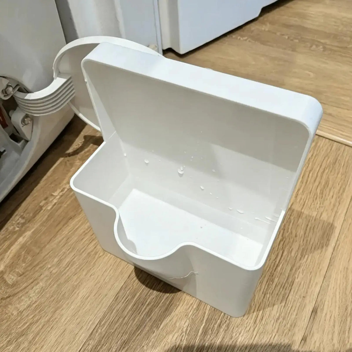 Washing Machine Drain Tray – Water Catcher Pan & Guide Funnel
