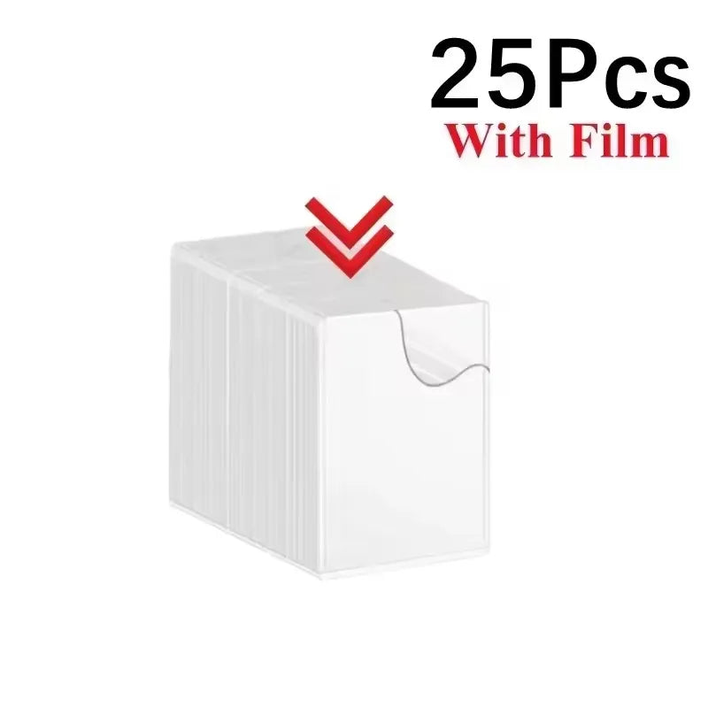 Clear Kpop Card Sleeves PVC Protective Covers 35PT | 1–50 Pcs