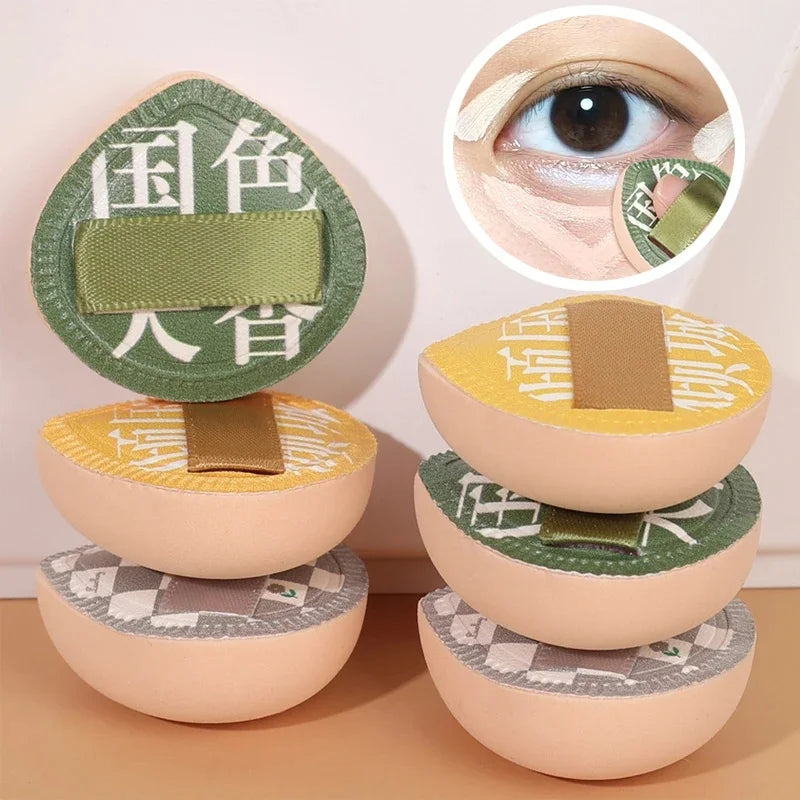 Mini Finger Cushion Puff Set 9pcs – Wet & Dry Makeup Sponge