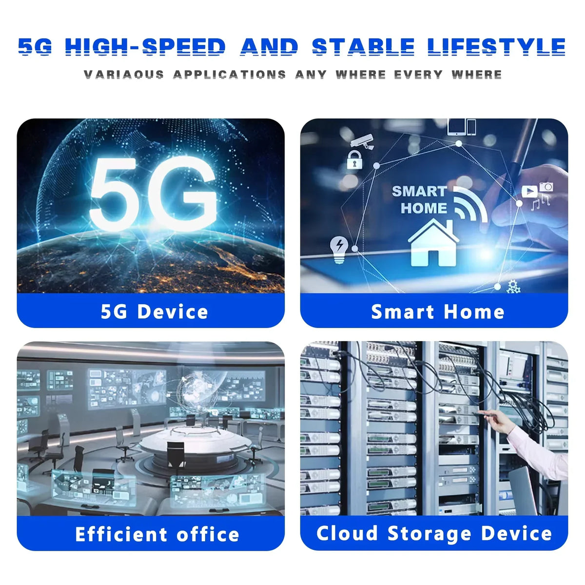 Cat 6 Flat Ethernet Cable UTP 1000Mbps – 0.3m to 30m