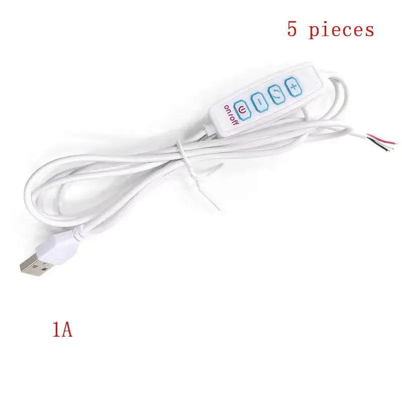 USB 5V 4-Key LED Dimmer Controller 2CH CCT Bicolor Switch