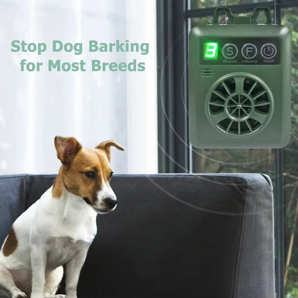 Ultrasonic Dog Bark Deterrent Device – Outdoor & Indoor