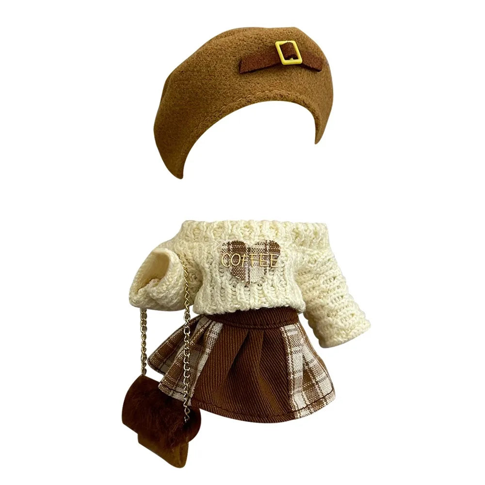 OB11 Doll Hooded Cloak Set – Rabbit & Bear Ears | 1/6 Scale