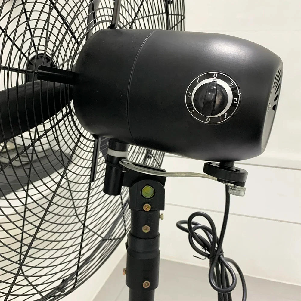 360° Oscillating Industrial Pedestal Fan 29" Metal Blades