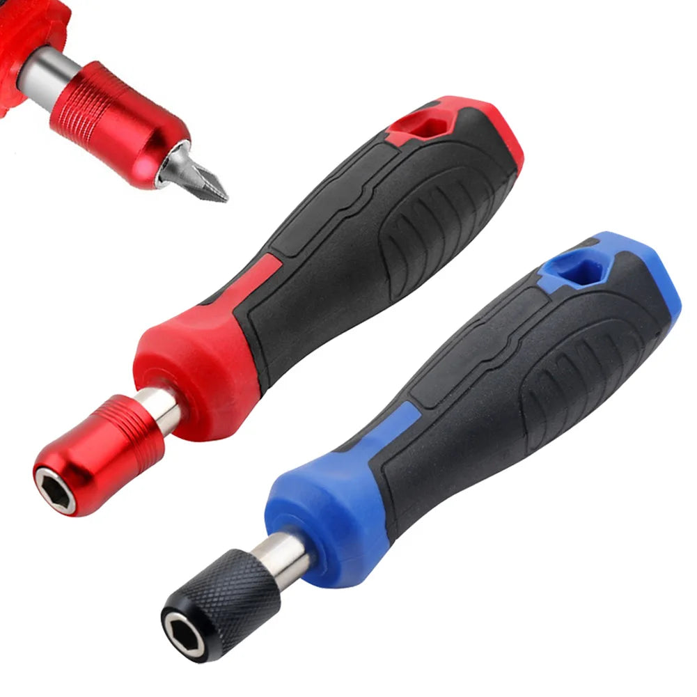 1/4" Hex Magnetic Self-Locking Screwdriver Handle & Bit Holder