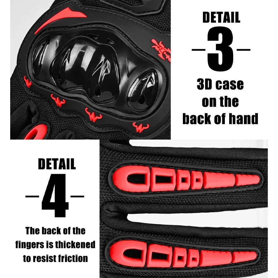Winter Thermal Motorcycle Gloves | Touch Screen Full Finger