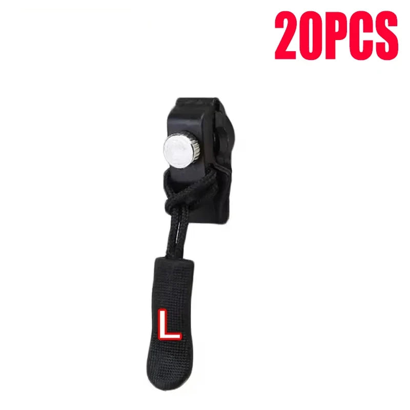 Universal Zipper Repair Kit – Replacement Slider Pull, 3–60 Pcs