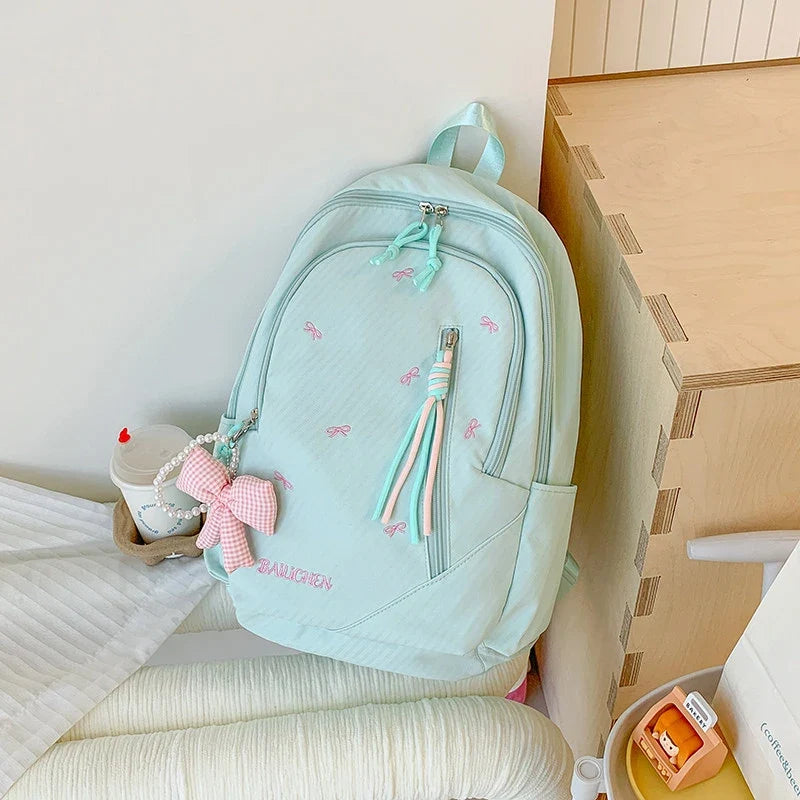 Korean Style Large Capacity Cute School Backpack for Girls