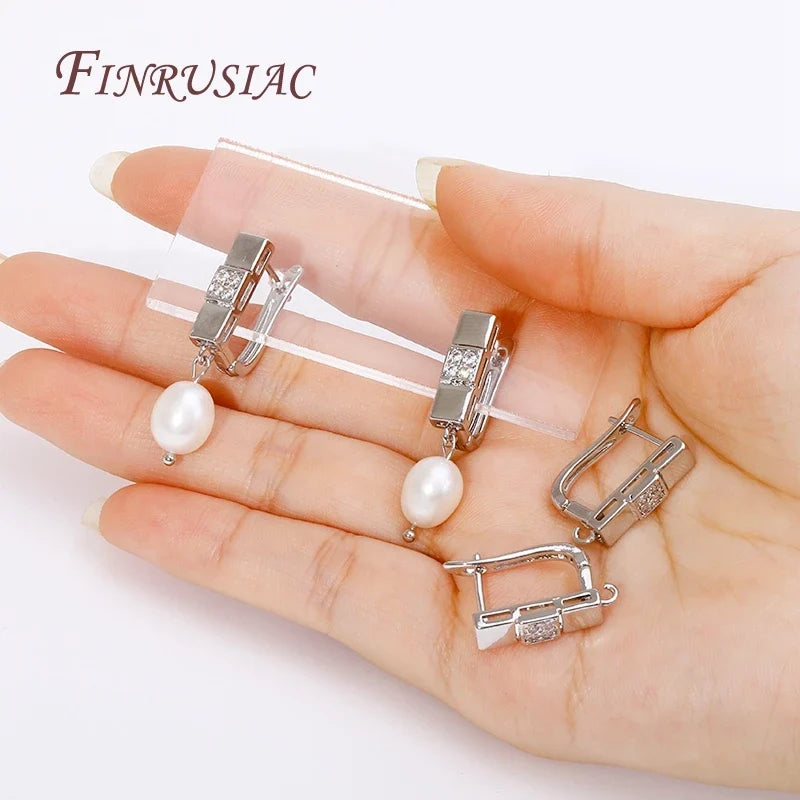 18K Gold Plated Zircon Earring Hooks – DIY Copper Earwires