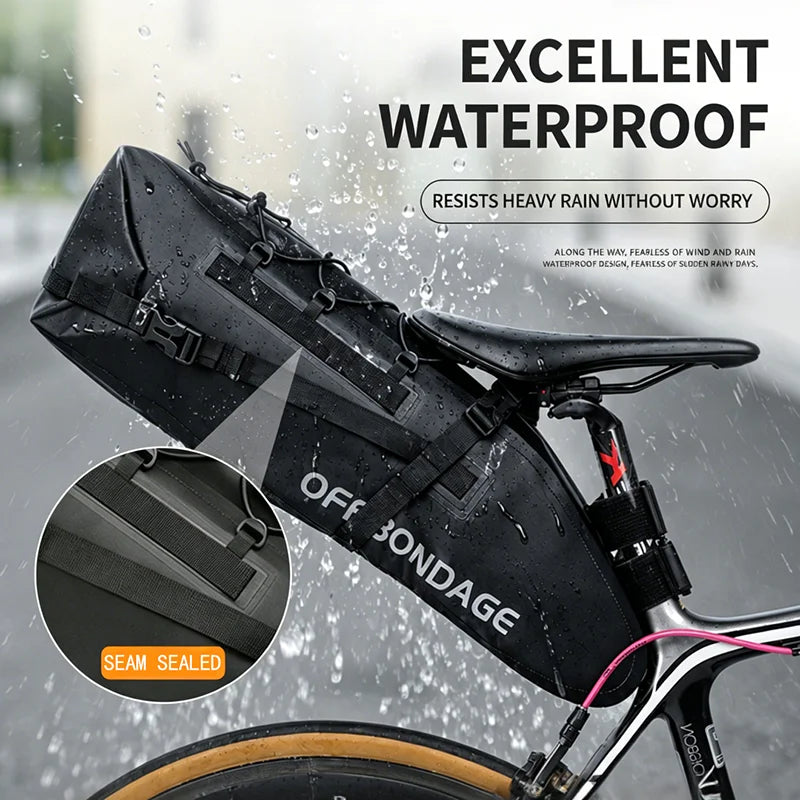 OFFBONDAGE 15L Waterproof Bike Saddle Bag – MTB & Road