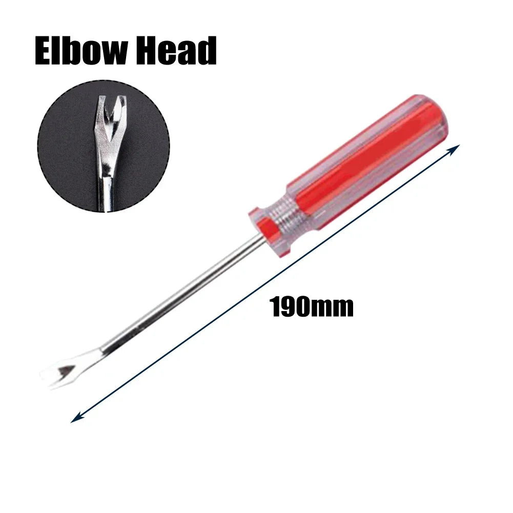 DAZZLEEX V-Type Nail Puller Pry Tool | Magnetic Steel Screwdriver