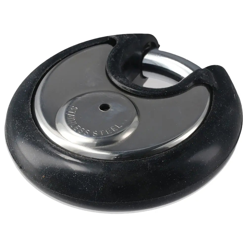 Heavy Duty Stainless Steel Discus Padlock – 3/8" Keyed Lock