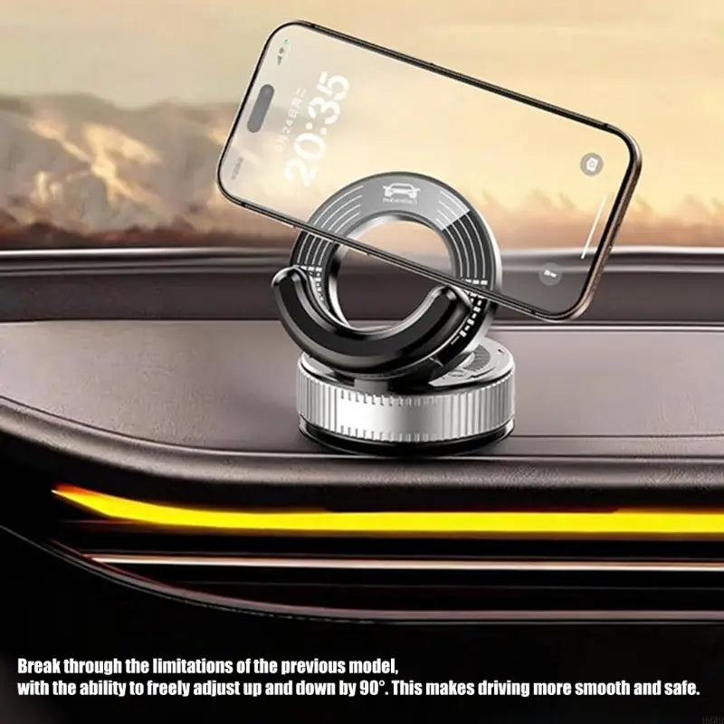 Universal Car Phone Holder – 360° Rotation & Suction Mount