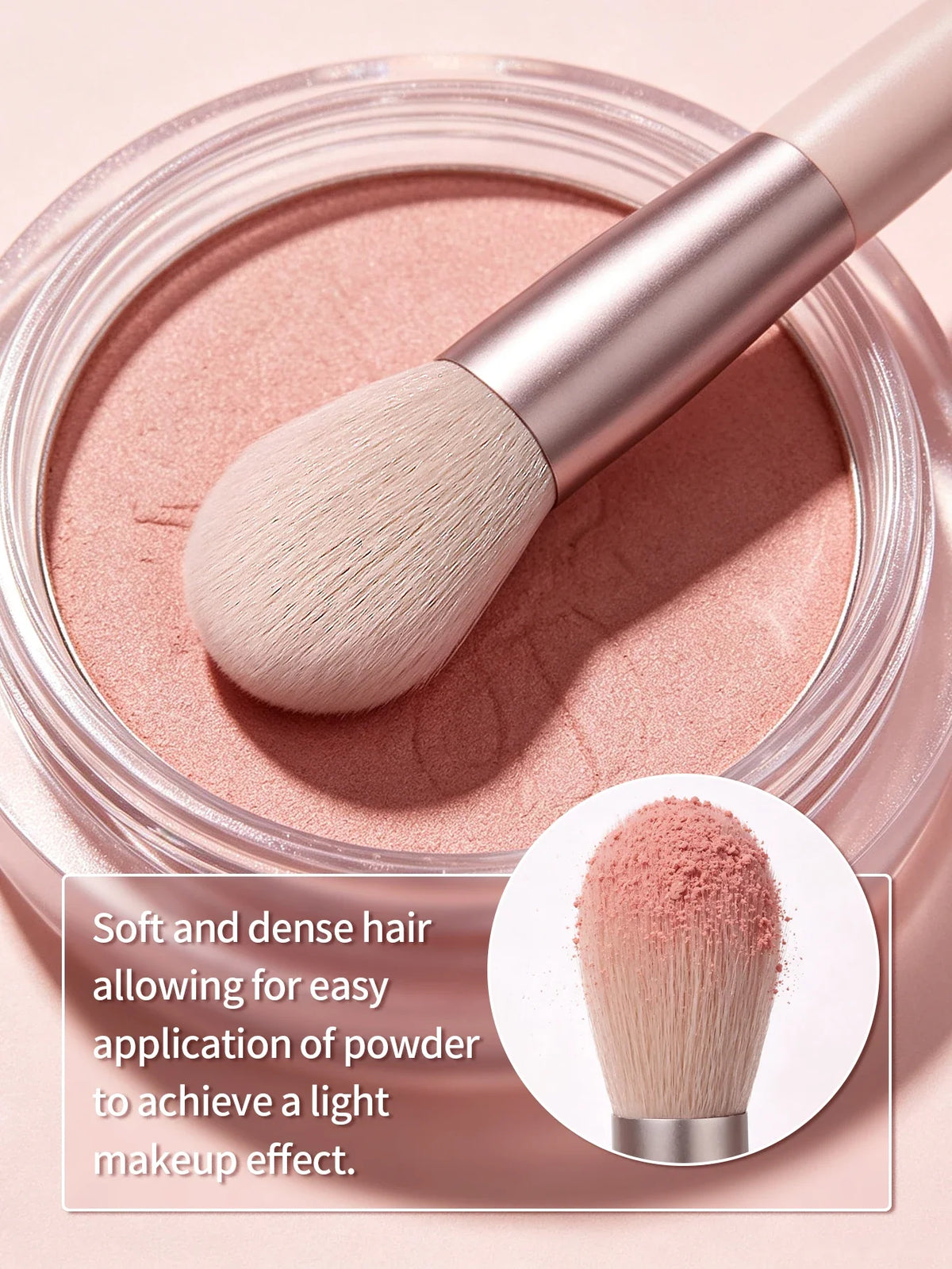 Professional Contour Blush & Highlight Makeup Brush | Nixie