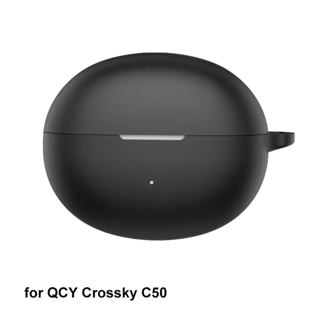Silicone Case with Carabiner for QCY Crossky C50 Earphones