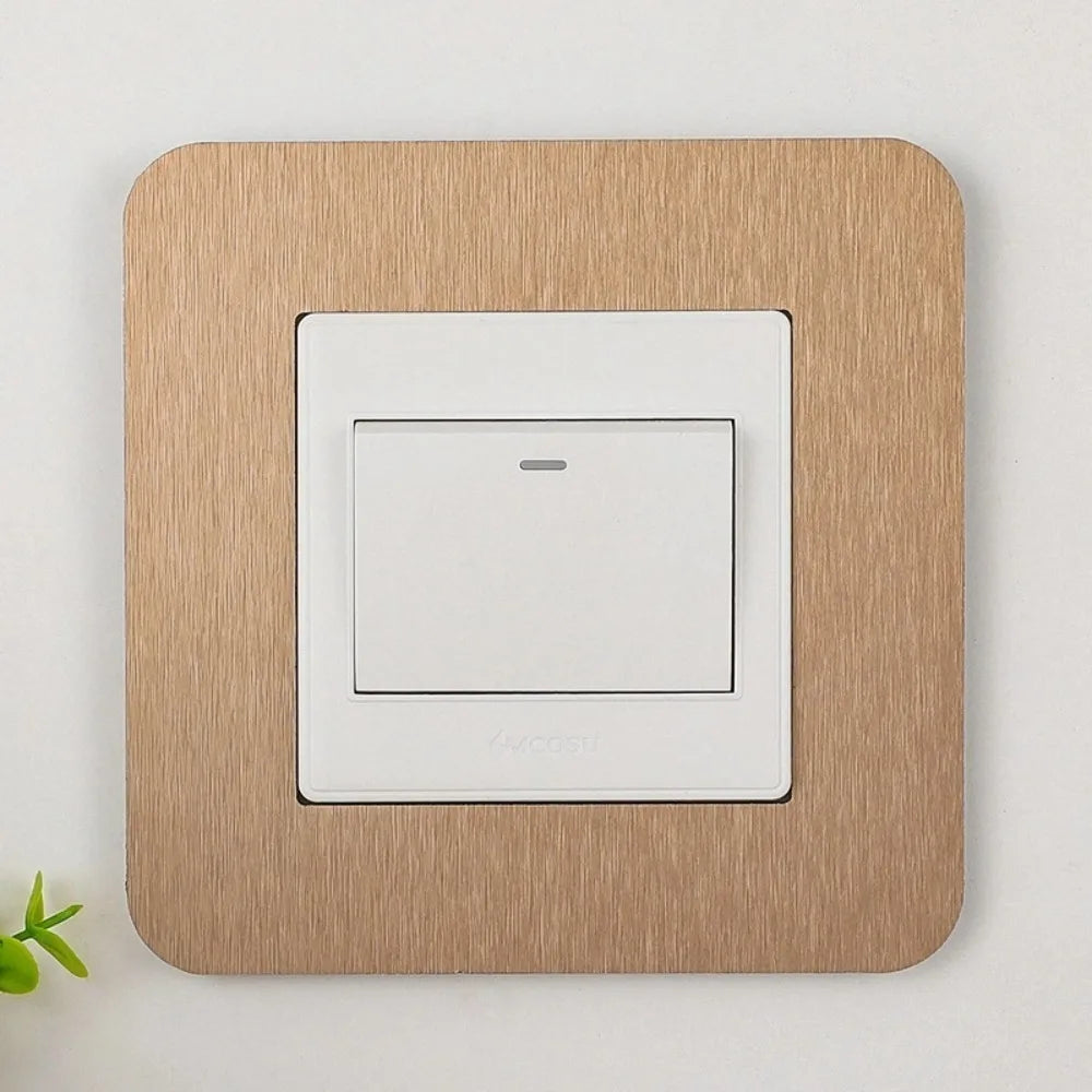 Light Switch Protective Cover – Dustproof No-Drill Wall Panel