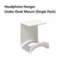 Universal Headphone Stand – Wall Mount & Under Desk Hanger