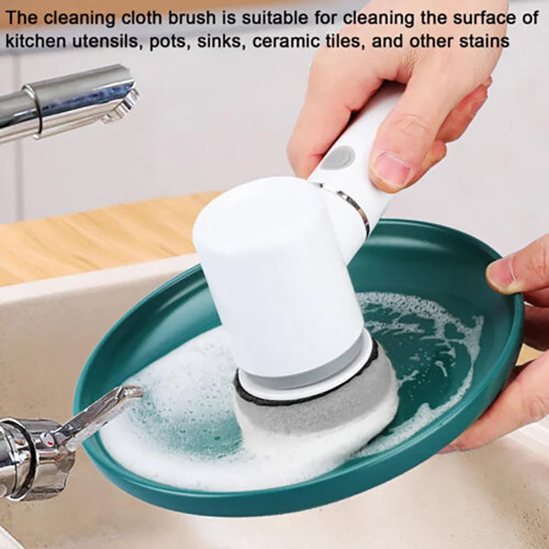 Electric Spin Scrubber – Cordless Handheld Rotating Brush