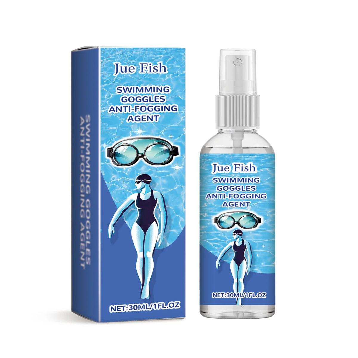 Jue-Fish Anti-Fog Spray for Glasses & Goggles 30ml