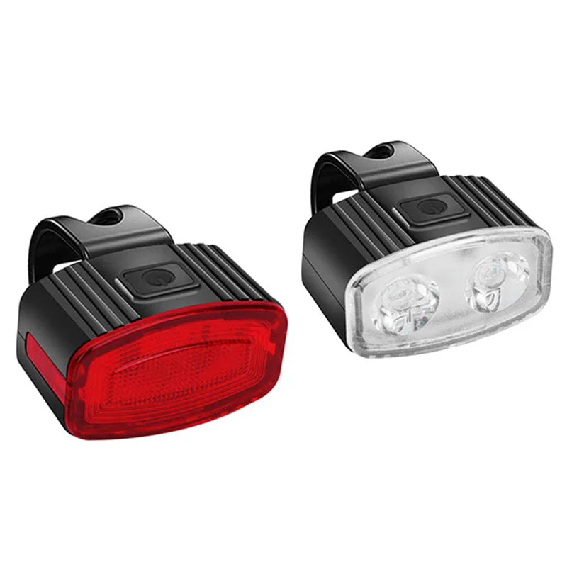 Rechargeable LED Bike Light Set – Front & Rear Bicycle Lights