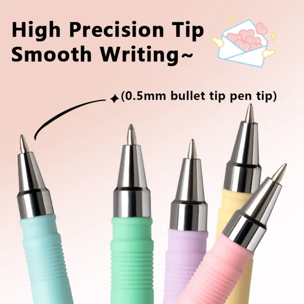 Morandi Mini Pocket Gel Pen – Quick-Dry Black Ink 0.5mm