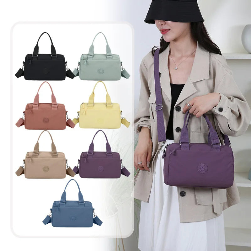 Nixie Waterproof Nylon Tote Bag | Lightweight Multi-Compartment