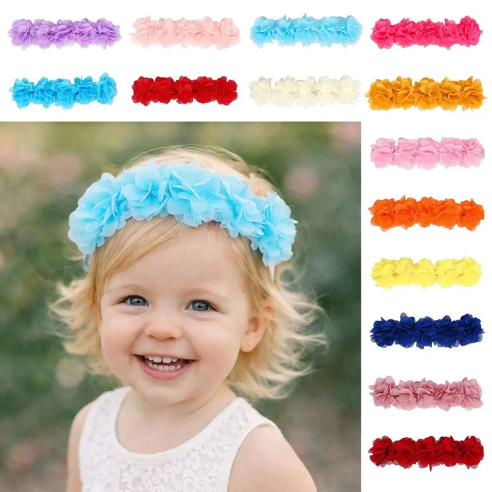 Chiffon Flower Headband – Princess Turban for Baby & Toddler