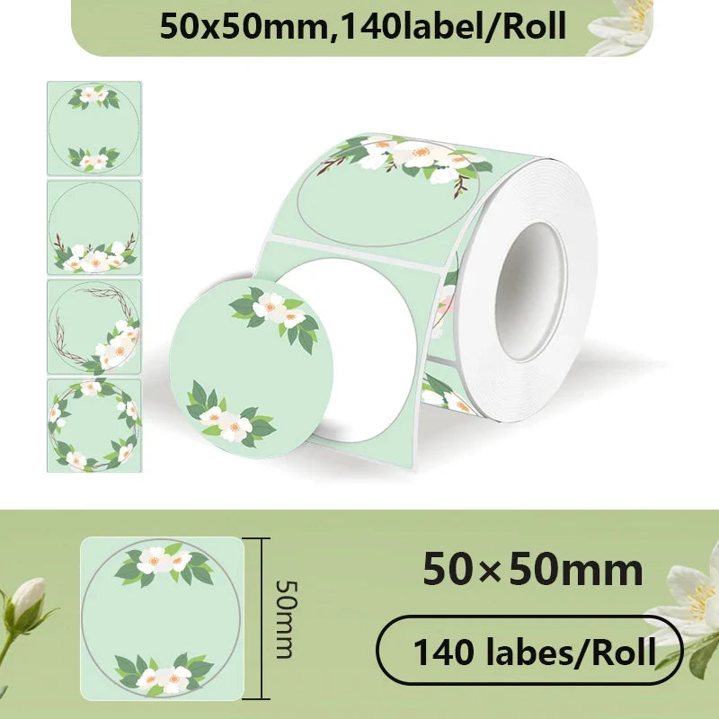 Thermal Label Sticker Paper 30–50mm | Phomemo M110 M220 M200