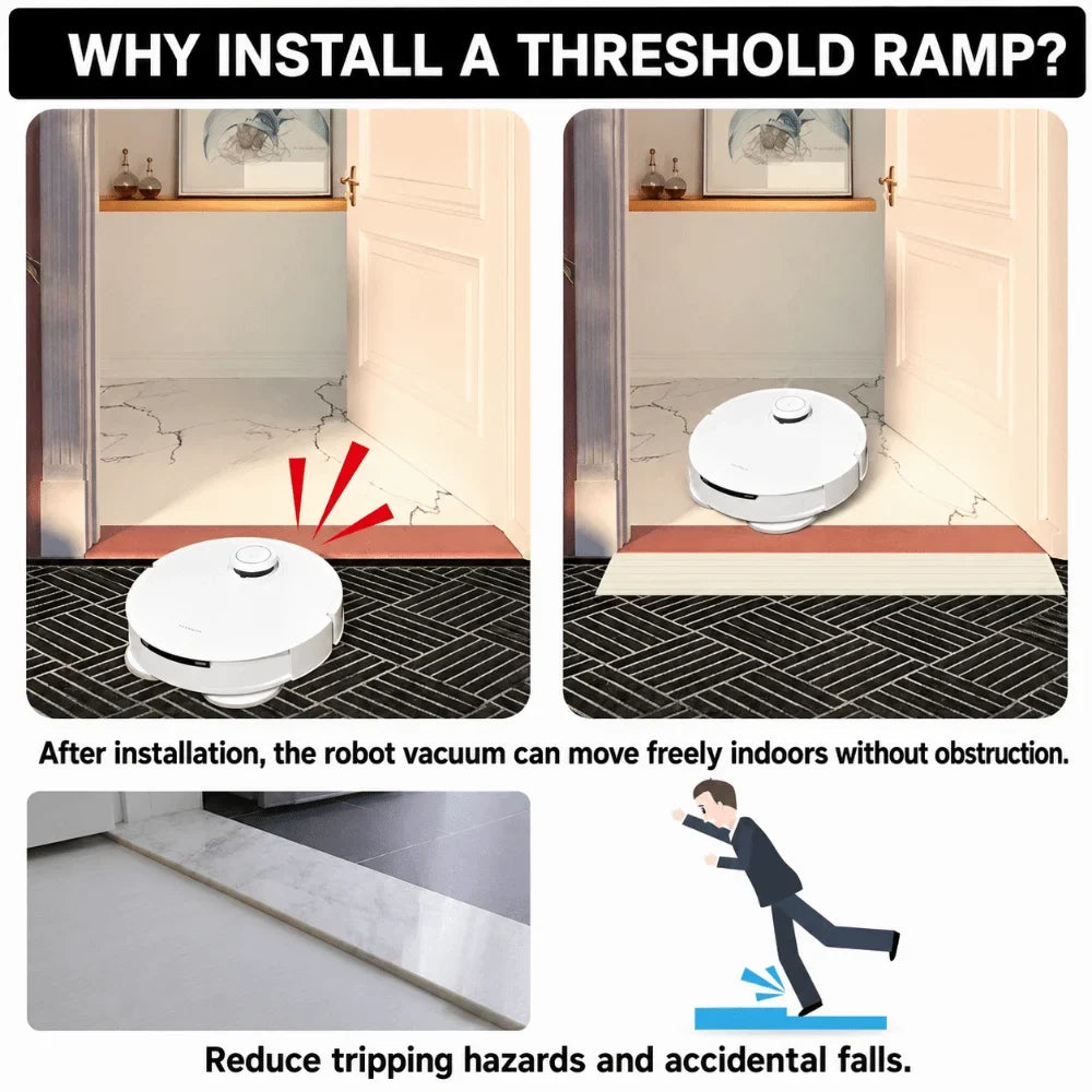 1M Silicone Threshold Ramp Strip – Self-Adhesive Anti-Slip
